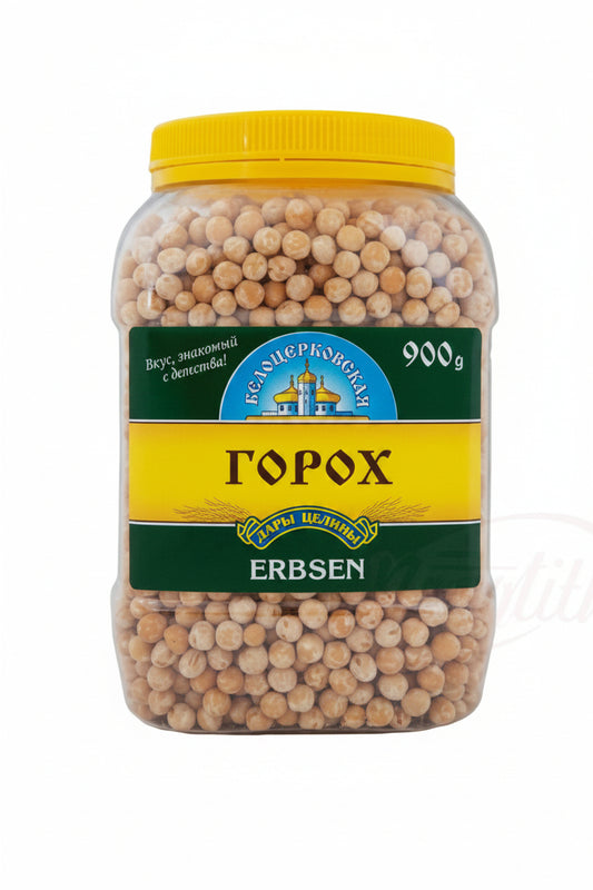 Ganze Erbsen, 900 g