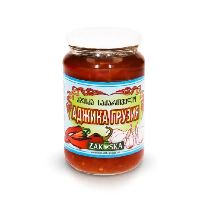 Аджика – Грузия, с чесноком, закуска, 360 г