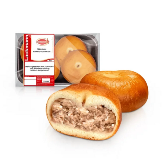 Belyashi mit Schweine- und Rindfleisch, gebraten, „Lackmann“, 350 g