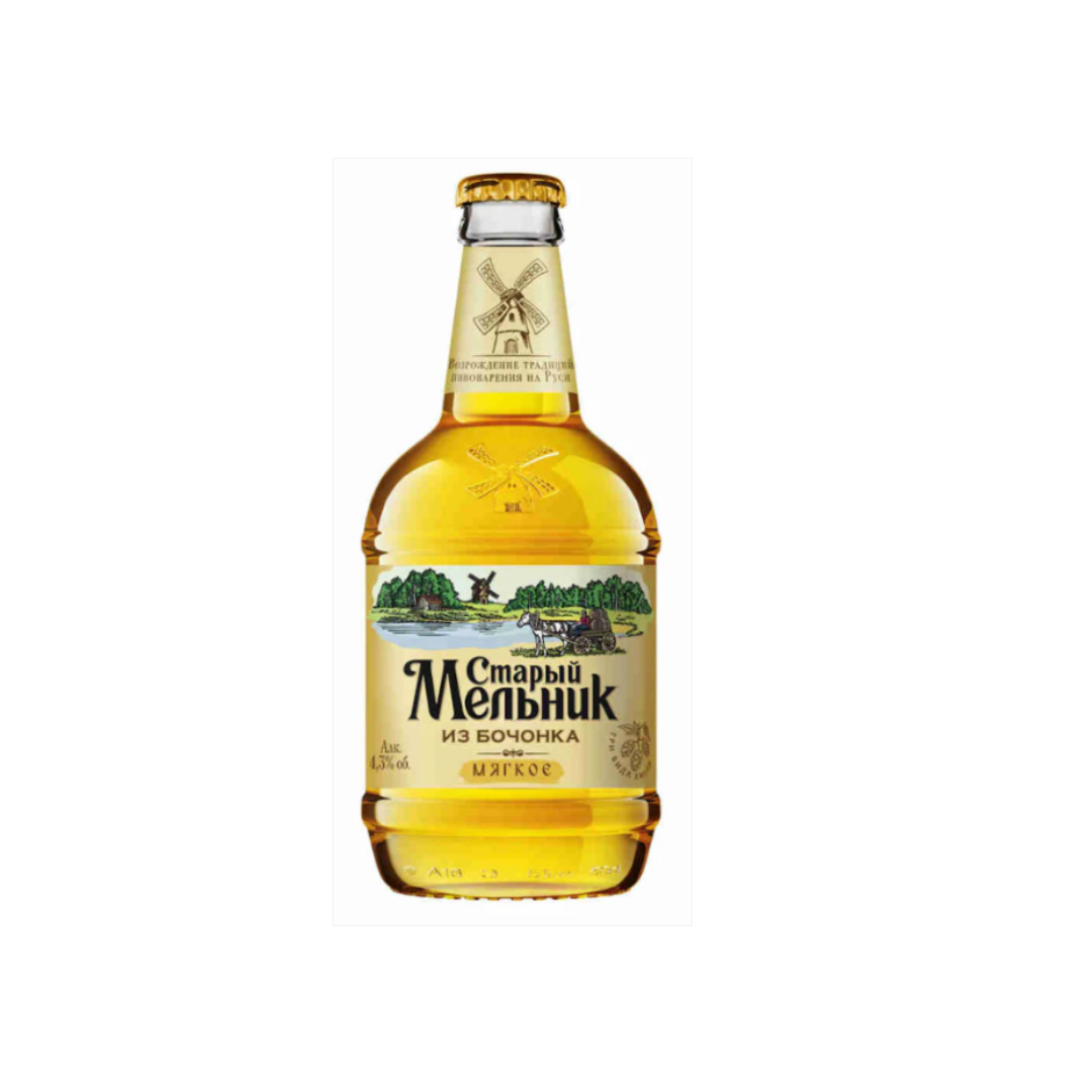 Bier „Stary Melnik“ vom Fass, mild, 0,5 l