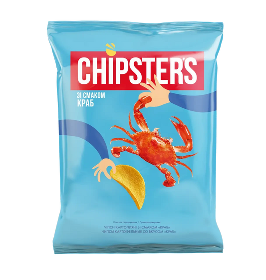 Kartoffelchips mit Krabbengeschmack "Chipsters", 120g
