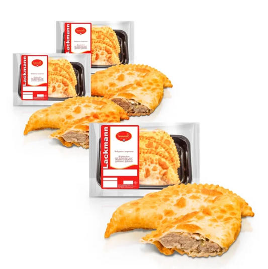 Frittierte Teigtaschen mit Schweine- und Rindfleischfüllung, Lackmann, 3 × 300 g