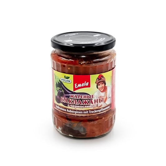 Gebratene Auberginen mit Pflaumen, Jemelja, 530 g