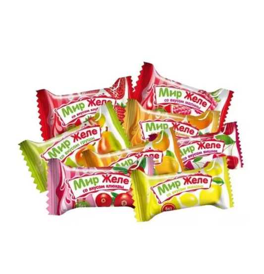 Geleebonbons „Welt des Gelees“, sortierte Geschmacksrichtungen, 100 g