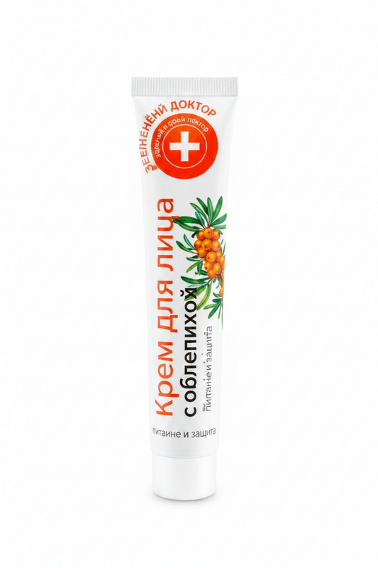 Gesichtcreme „Sanddorn“, gegen Falten, „Domashniy Doktor“, 42 ml