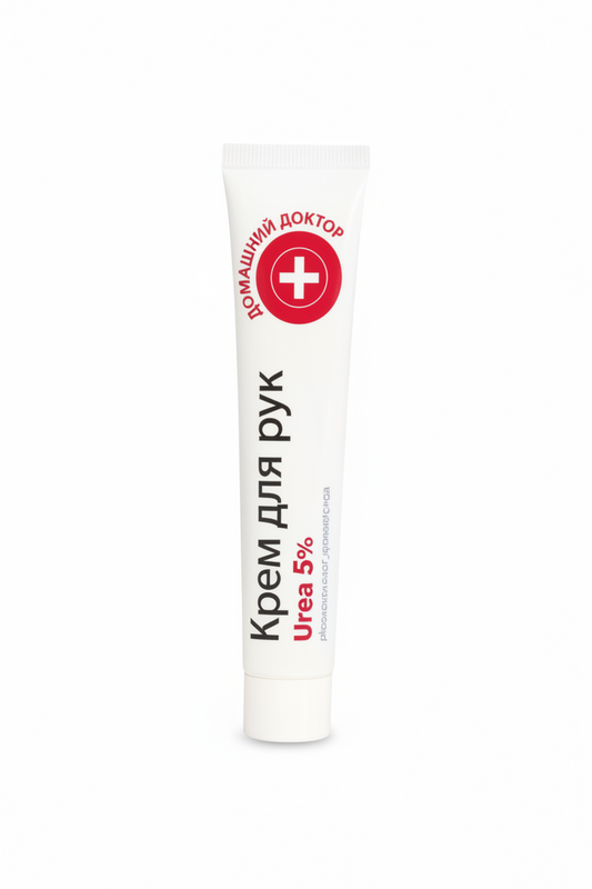Handcreme „Intensive Feuchtigkeit“ mit 5 % Harnstoff, „Domashniy Doktor“, 42 ml