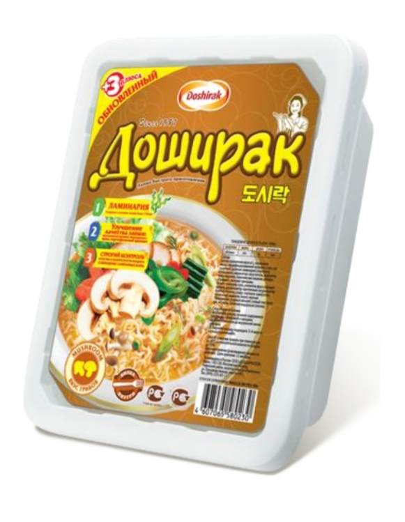 Instantnudeln „Doshirak“ Pilzgeschmack, 90 g