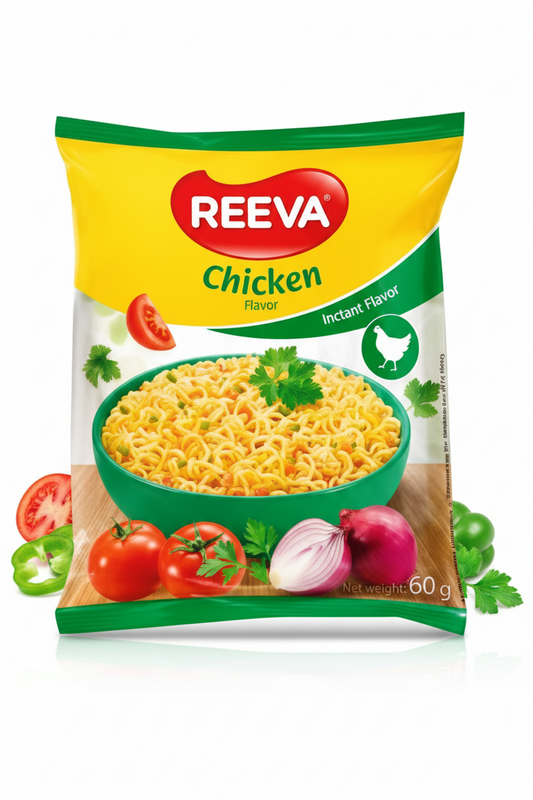 Instantnudeln mit Hühnergeschmack, Riva, 60 g