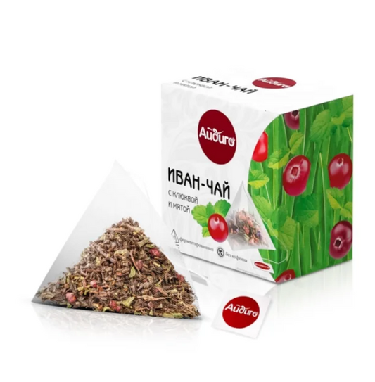 Iwan-Tee – Cranberry und Minze, 15 Teebeutel