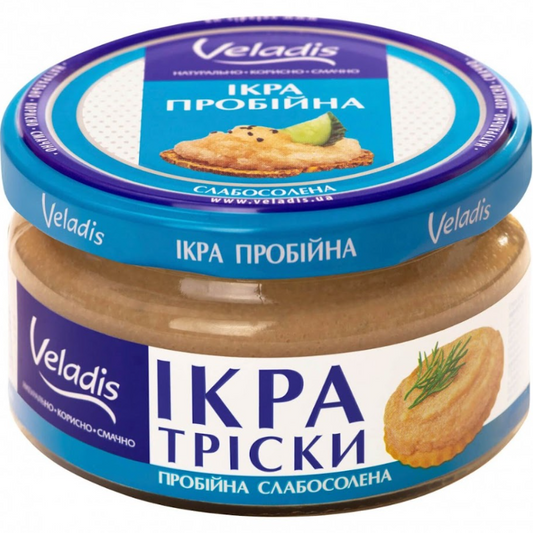 Kabeljaurogen „Veladis“, leicht gesalzen, 180 g