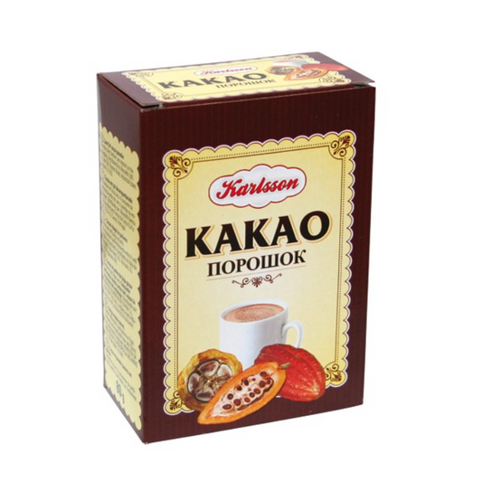Какао-порошок обезжиренный, 80 г