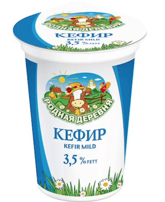Kefir „Rodnaja Derewnja“, 3,5 % Fett, 500 ml