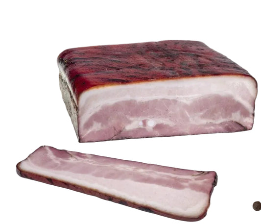 Kirschholzgeräucherter Schweinelachs „Lackmann“, lose Ware,  100 g