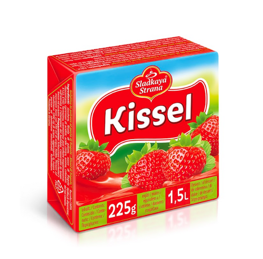 Kissel – Erdbeere, „Sladkaja Strana“, 225 g,