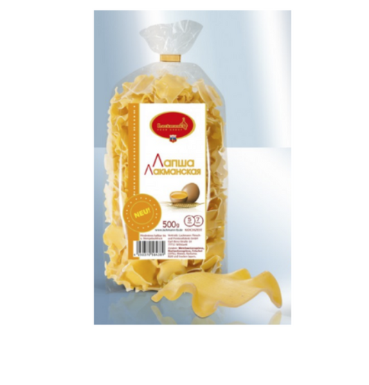 Lackmann - Wavy Noodles Beshbarmak 500g