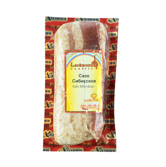 Lackmann Сало из свиной грудинки, солёное по-сибирски,100г