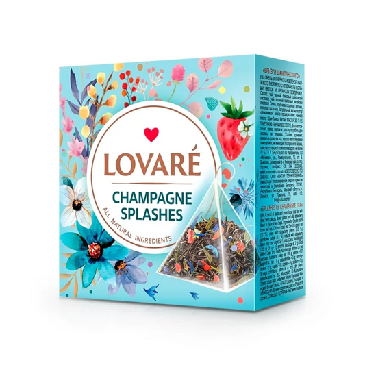 Schwarztee "Champagner-Spritzer" (Брызги шампанского), Lovare