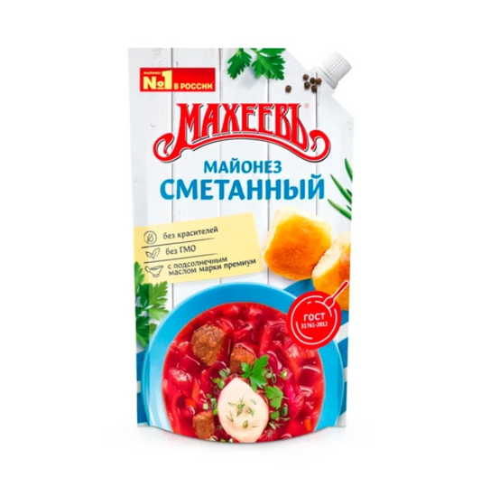 Mayonnaise „Sauerrahm“, Maheev, 380 g