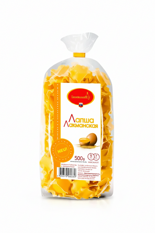 Nudeln „Beshbarmak“ wellenförmig, 500 g