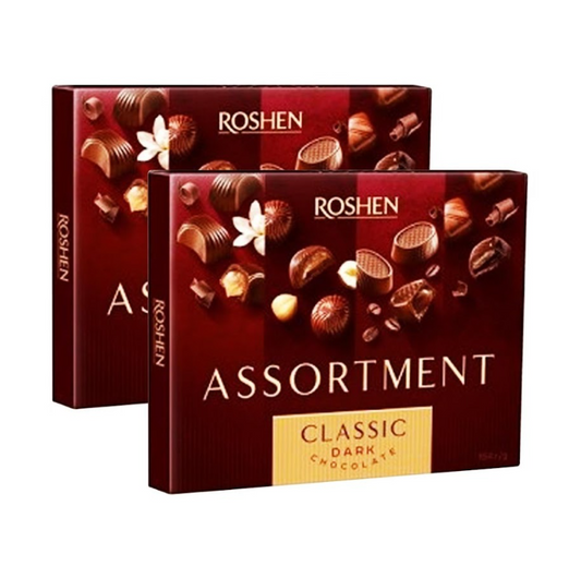 Pralinen „Roshen“ Mischung, Zartbitterschokolade, 154 g
