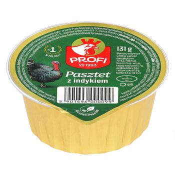 Pastete mit Puten- und Schweinefleisch "Profi", 131 g