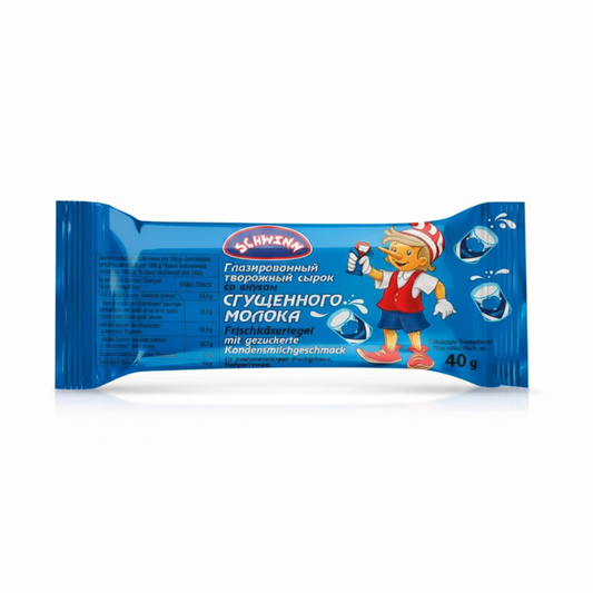 Quarkriegel mit Kondensmilchgeschmack, glasiert, Schwinn, 40 g