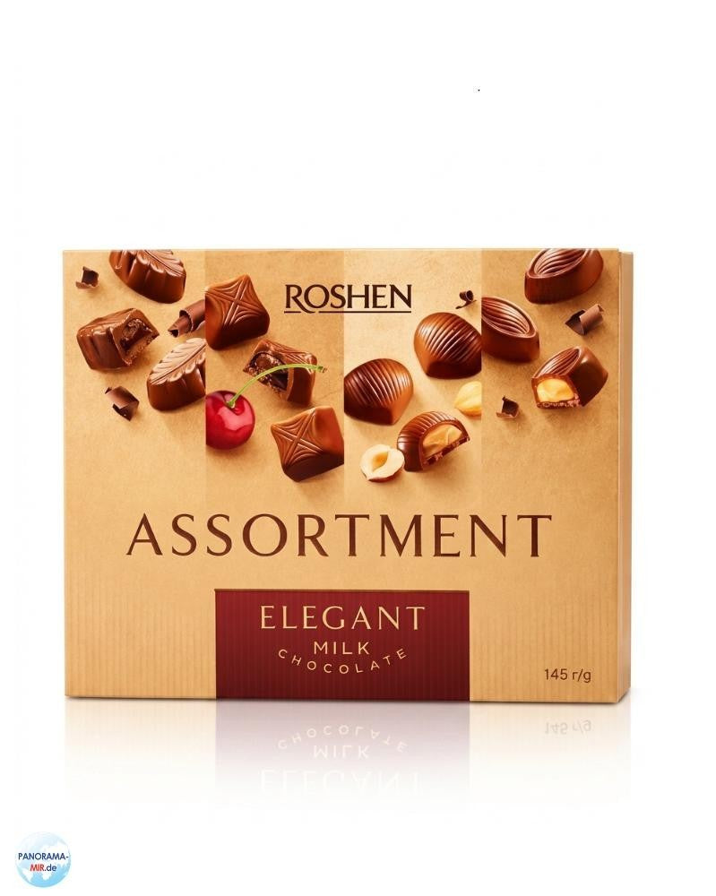 Schokoladenpralinen "ROSHEN" - Milchschokolade-Sortiment, 145 g