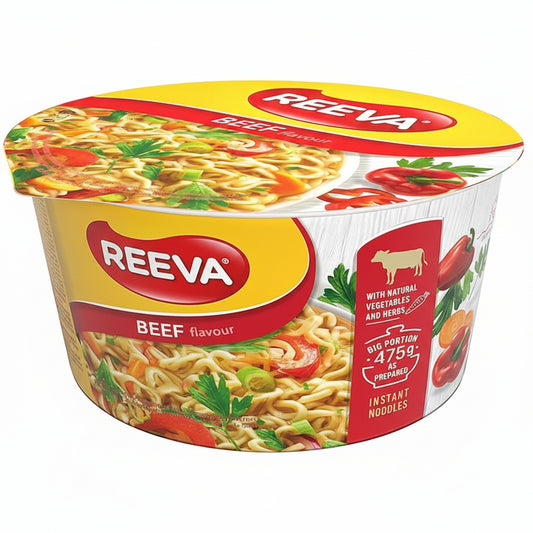 Instant-Nudeln "Reeva" (Rindfleischgeschmack)