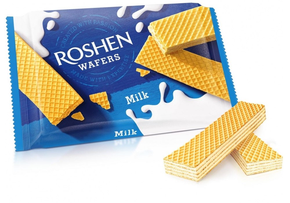 Waffeln mit Milchfüllung "Roshen", 216g