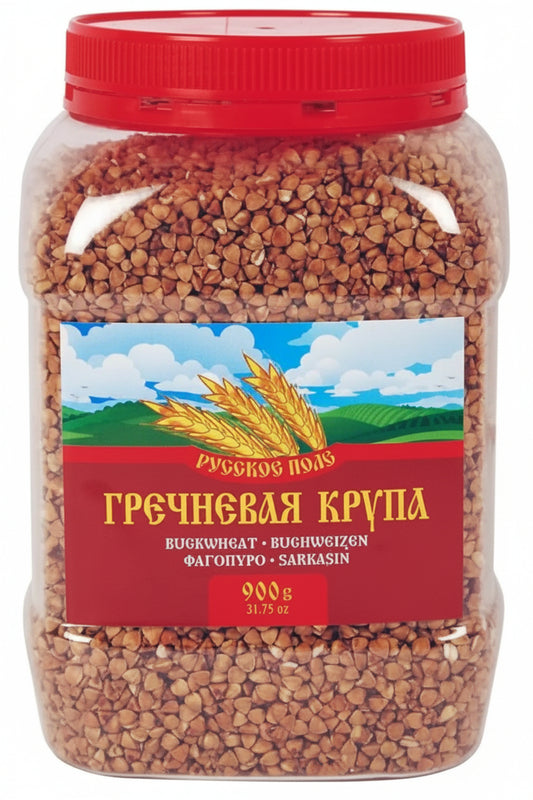 RusPole Buchweizen Grütze Auslese, 900 g in PET-Dose