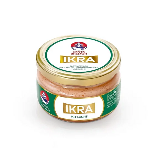 Delikatess-Kaviar-Creme mit geräucherten Lachsücken "Santa Bremor", 160 g