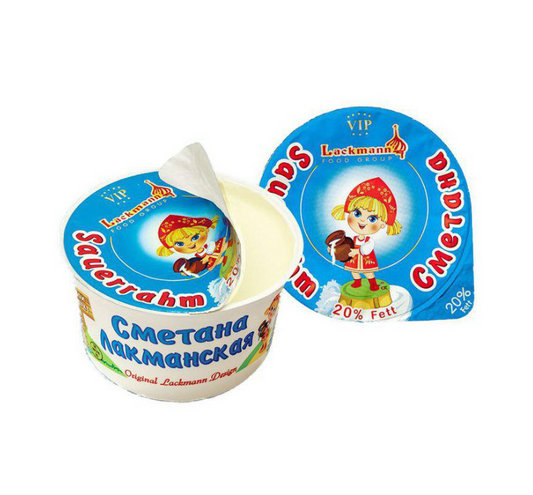 Sauerrahm „Lakmann“, 20 % Fett, 200 g