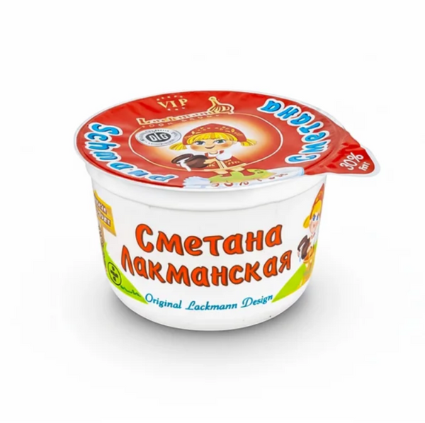 Sauerrahm „Lakmann“, 30 % Fett, 200 g