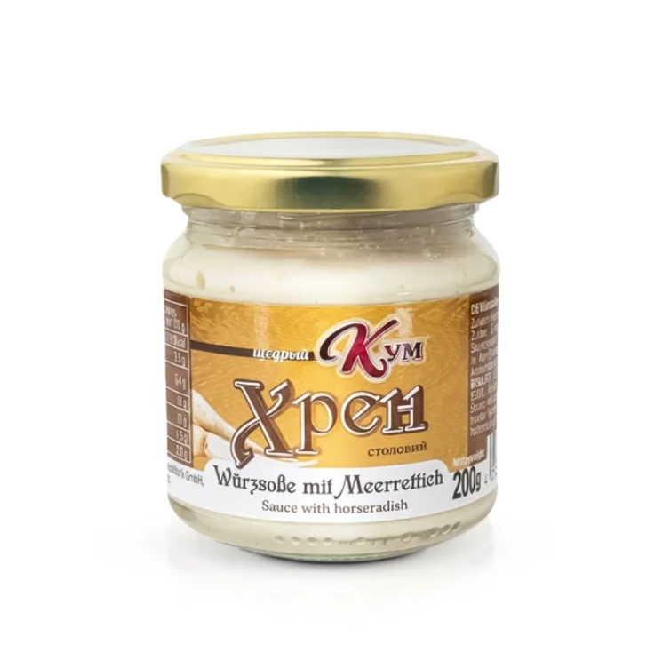 Scharfer Meerrettich-Tischaufstrich, Schtschedry Kum, 200 g