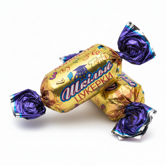 Schokoladenüberzogene Bonbons „Schulbonbons“, 100 g