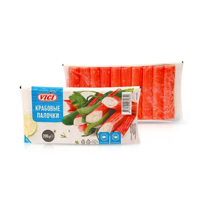 Krebsstäbchen (Surimi) "Vici", 200 g