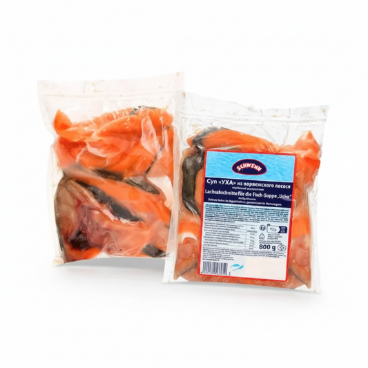 Set aus norwegischem Lachs für Fischsuppe „Ukha“, Schwinn, 800 g