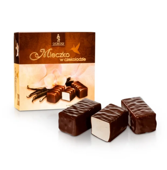 Soufflé-Bonbons „Ptitschje Moloko“ (Vogelmilch), Vanille, in Schokolade, 400 g