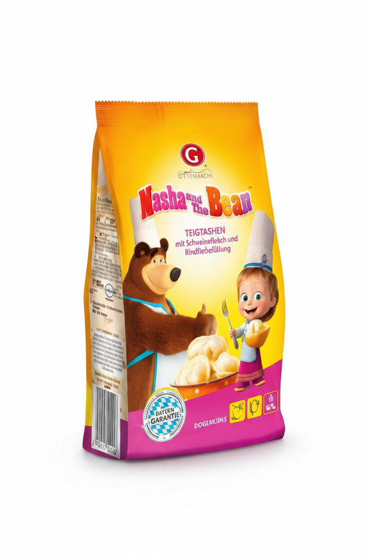 Teigtaschen „Malyutki“ mit Schweine- und Rindfleischfüllung, Germes, 500 g