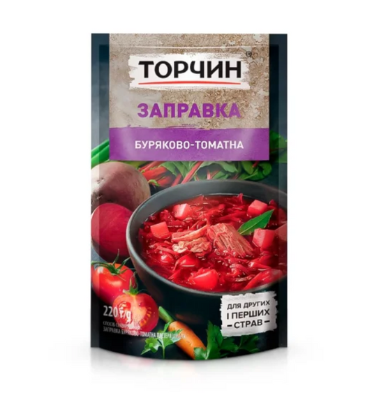 Tomaten-Borschtsch-Gewürzzubereitung mit Roter Bete, Torchyn, 220 g