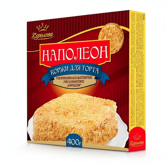 Tortenböden für den Kuchen „Napoleon – Königin“, 400 g