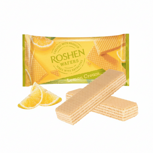 Waffeln mit Zitronenfüllung „Roshen“, 216 g