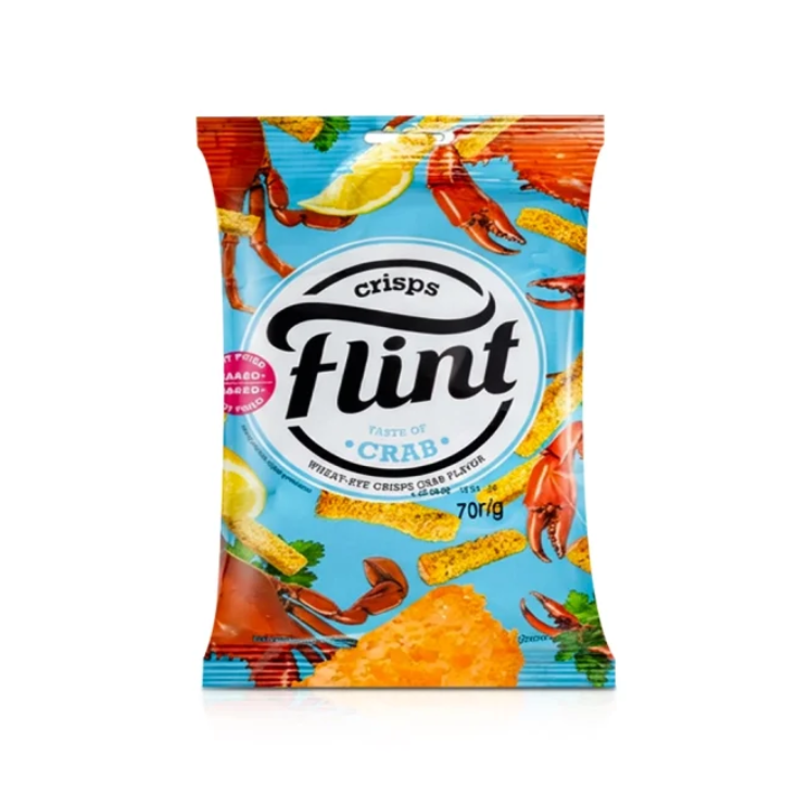 Weizen-Roggen-Croutons „Flint“ mit Krabben-Geschmack, 70 g