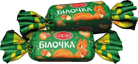 Schokoladenbonbons "Bilochka" (Eichhörnchen), 100 g