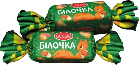 Schokoladenbonbons "Bilochka" (Eichhörnchen), 100 g
