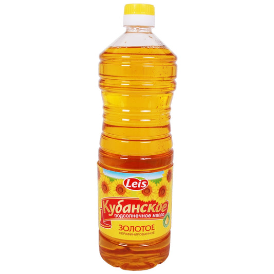 Unraffiniertes Sonnenblumenöl „Aromatisch“ 1 l LEIS