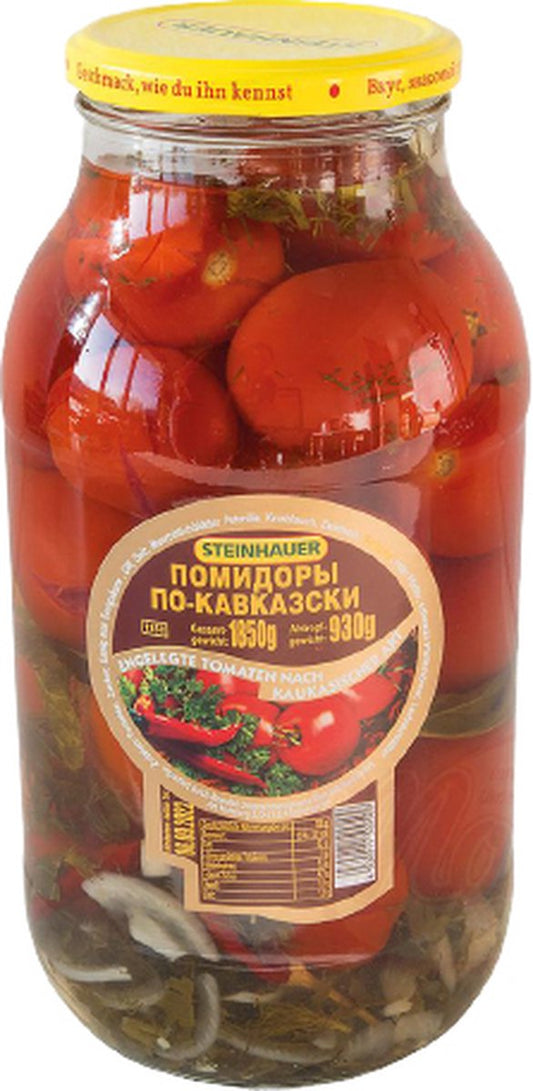 Gepekelde tomaten op Kaukasische wijze 1850 g