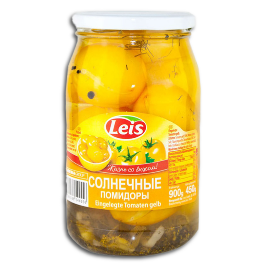 Tomaten "Solnetschnije" Slivka mild 880g