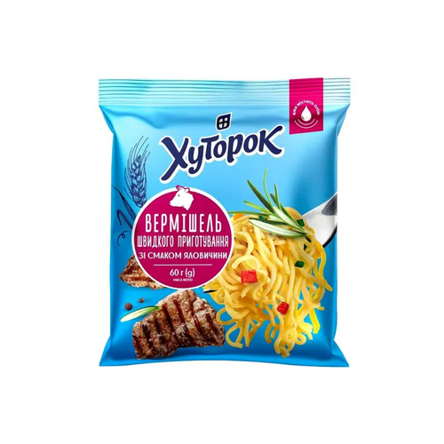 Khutorok Instantnudeln mit Rindfleischgeschmack, 60 g