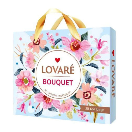 Lovare Tee "Bouquet", Set Geschenk Set 6 Sorten, 30Stk